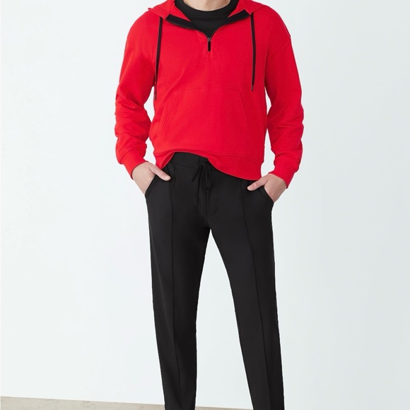 GSTQ Quarter Zip Hoodie White Size Medium. - Picture 1 of 16